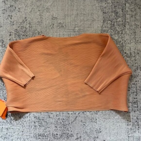 🧡3/15 NWT Bundle x 2 Orange Butterfly Top + Pink Top Women's L - Picture 6 of 16